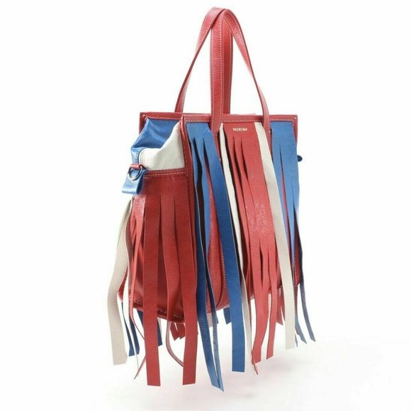 Balenciaga Bazar Fringe Stripe Red, White and Blue - Picture 3 of 9